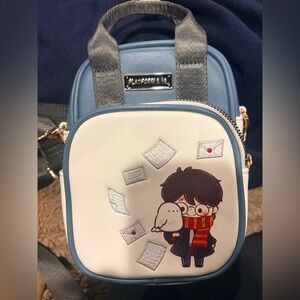 Blue and White Mini Backpack Harry Potter